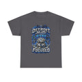 Detroit Hustle Stay Focused Tee | City Skyline, Money Bag Graphic