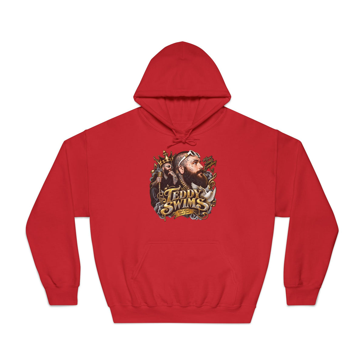 Teddy Swims Portrait Hoodie | Musical Artist Graphic Pullover