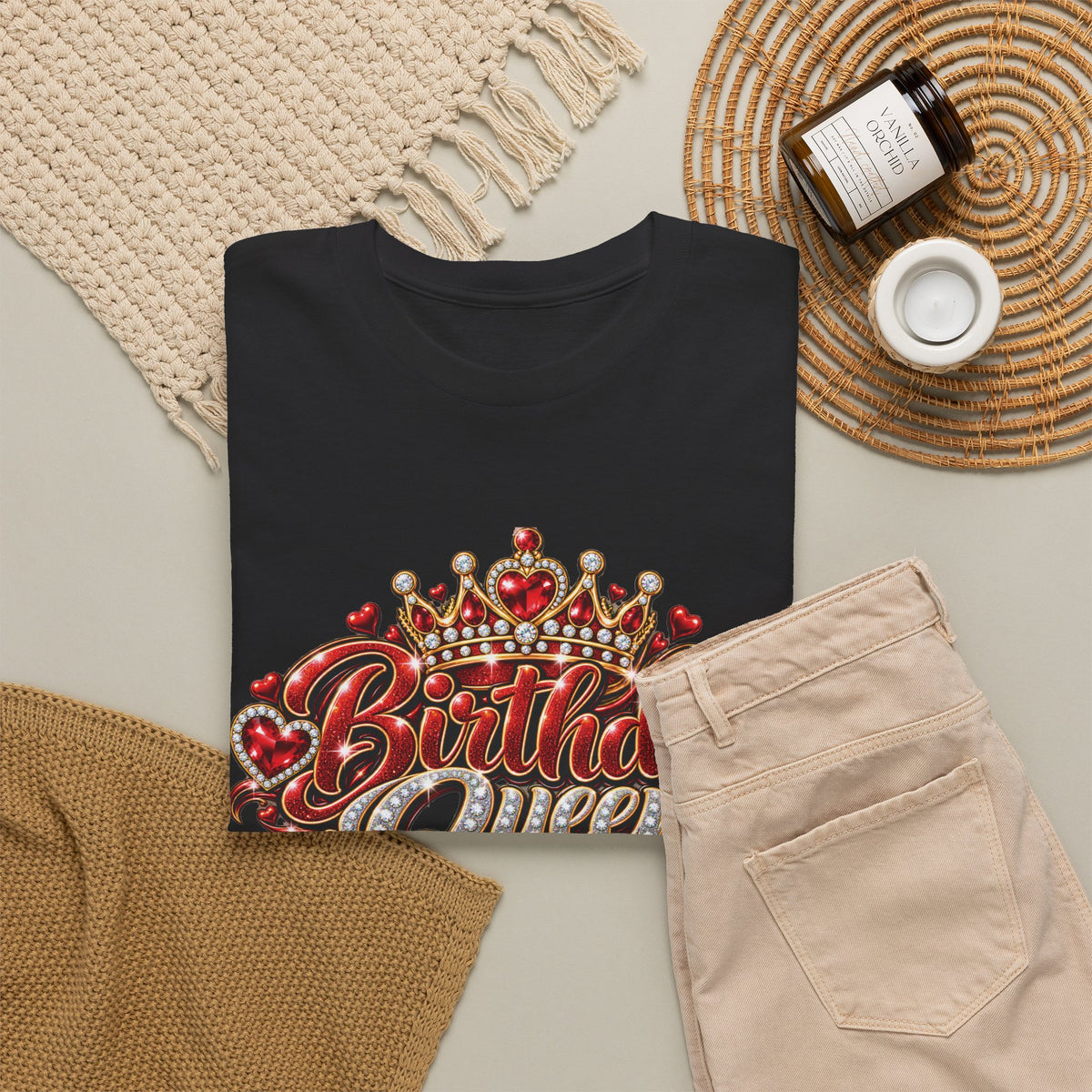 Birthday Red Queen Graphic T-Shirt