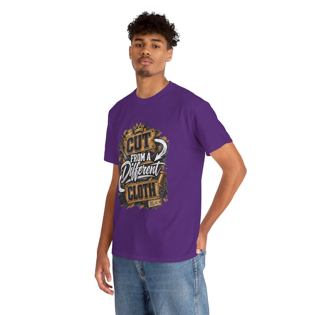 Cut From a Different Cloth T-Shirt | Typography Graphic Tee