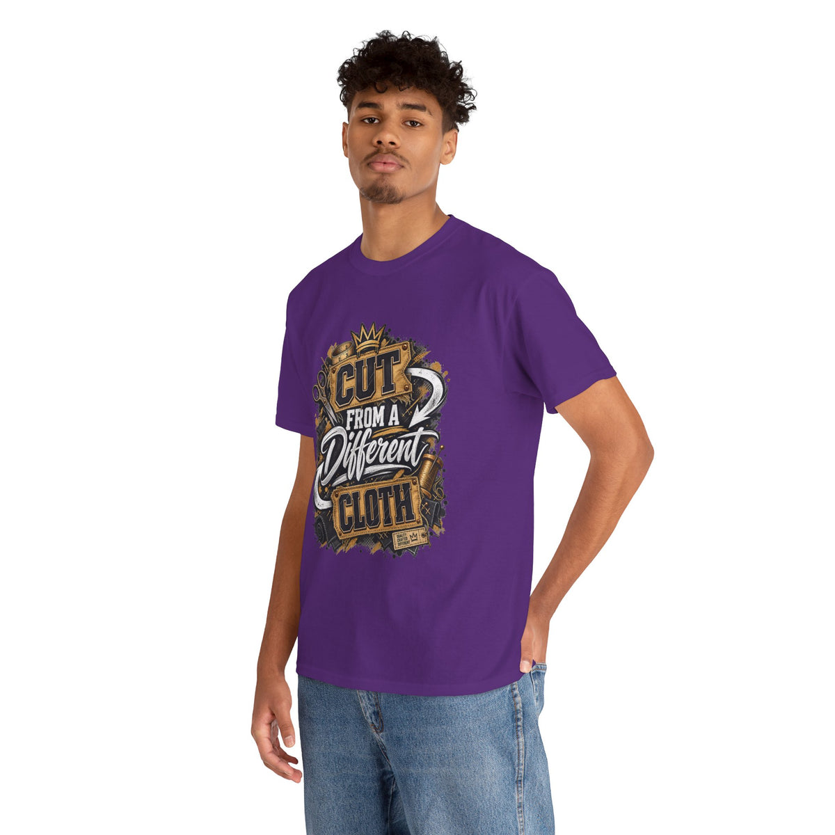 Cut From a Different Cloth T-Shirt | Typography Graphic Tee