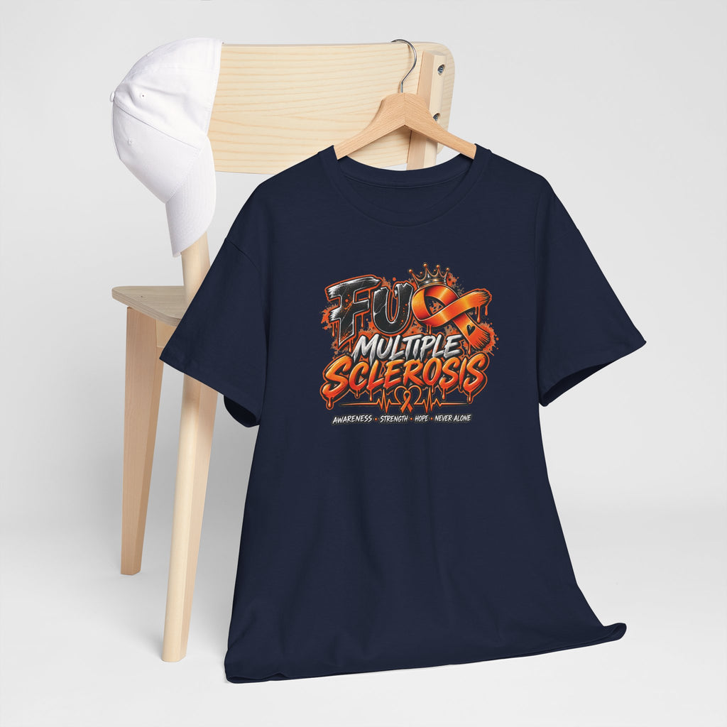 Fight Multiple Sclerosis T-Shirt | MS Awareness Ribbon, Neurology Support