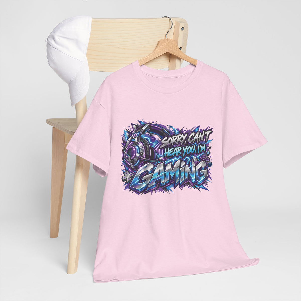 Gaming “Sorry, Can’t Hear You, I’m Gaming” Graphic T-Shirt
