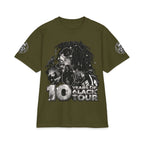 10 Years of 6lack Tour graphic T-Shirt | Number 6 back design
