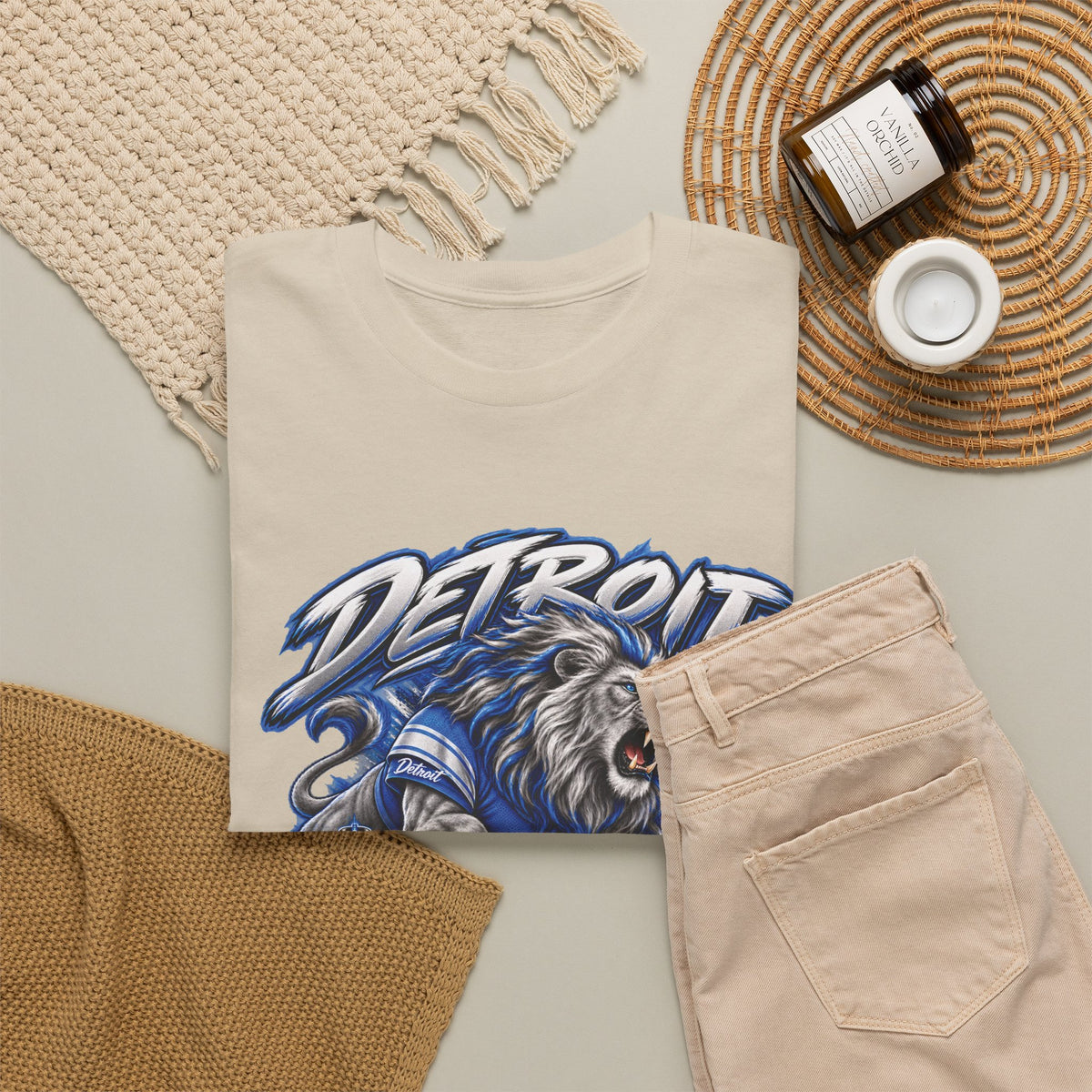 Detroit Game Day Lions Football T-Shirt
