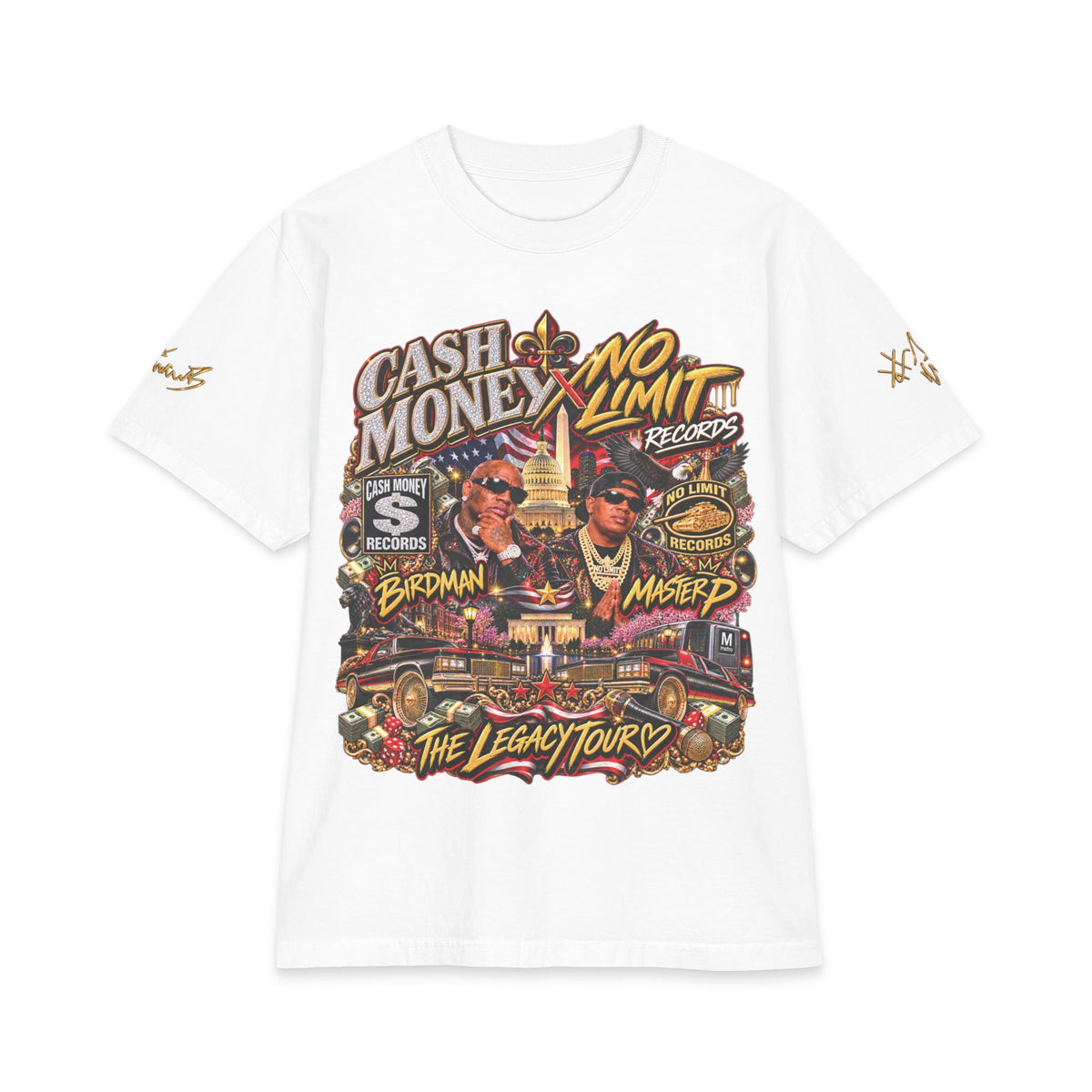 No Limit Cash Money Tour T-Shirt | The Legacy Tour Graphic Tee