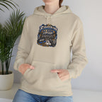 Raised On hip hop Hoodie | Vintage Guitar Skull Band Design