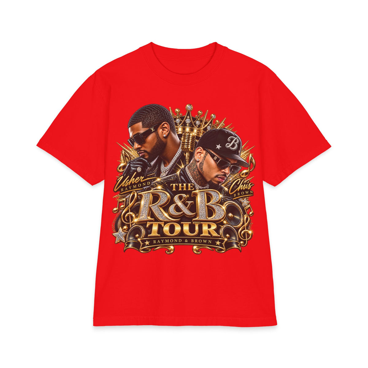 R&B Tour Graphic Tee | Concert Vintage Portrait Design