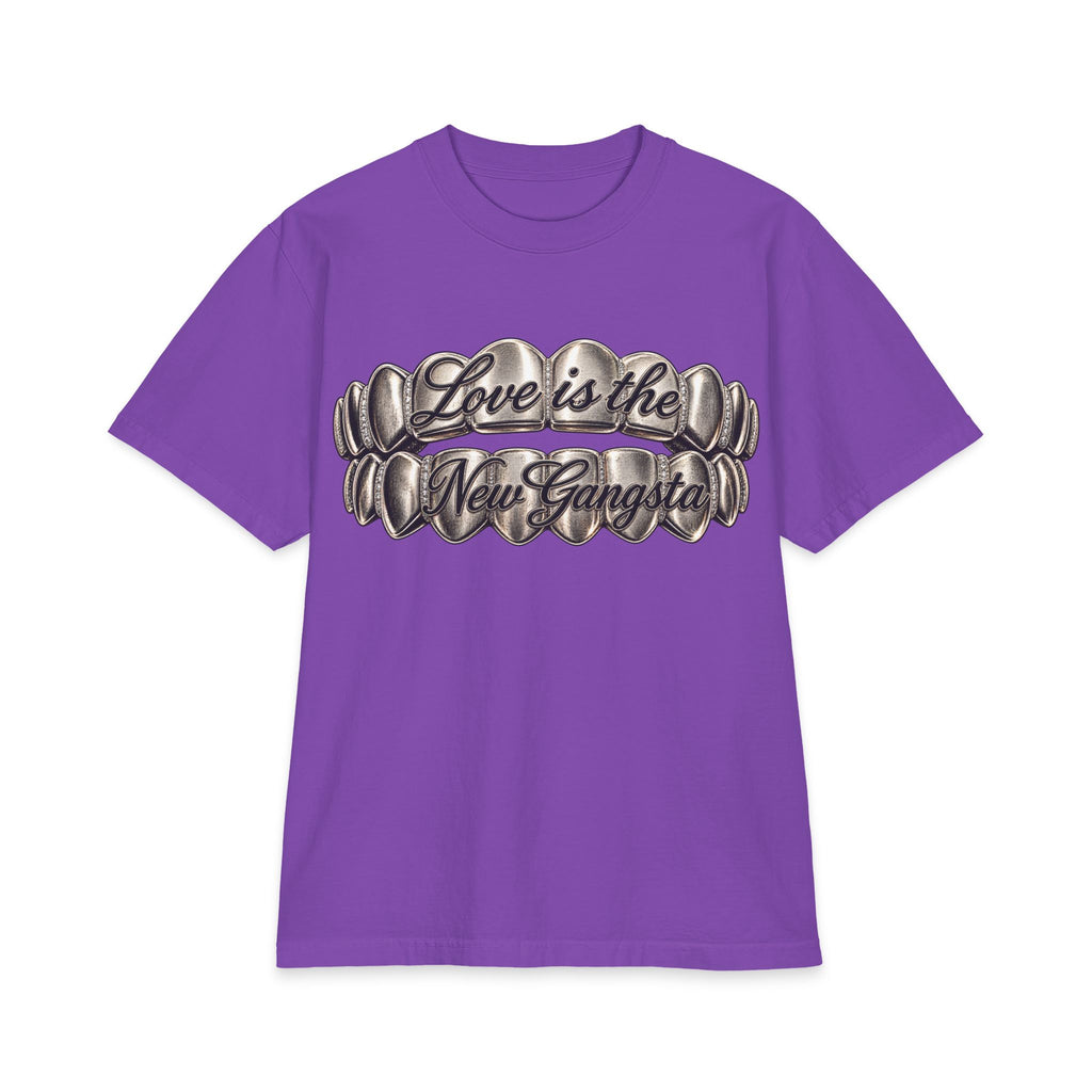 6lack Love Is the New Gangsta T-Shirt | Metallic Grillz Script, Back Number 6 Design