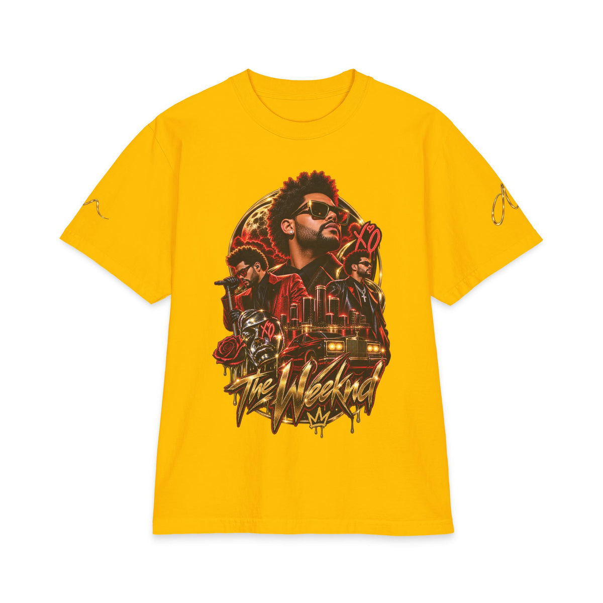 Weeknd Portrait XO Heart T-Shirt | Music Artist Graphic Tee