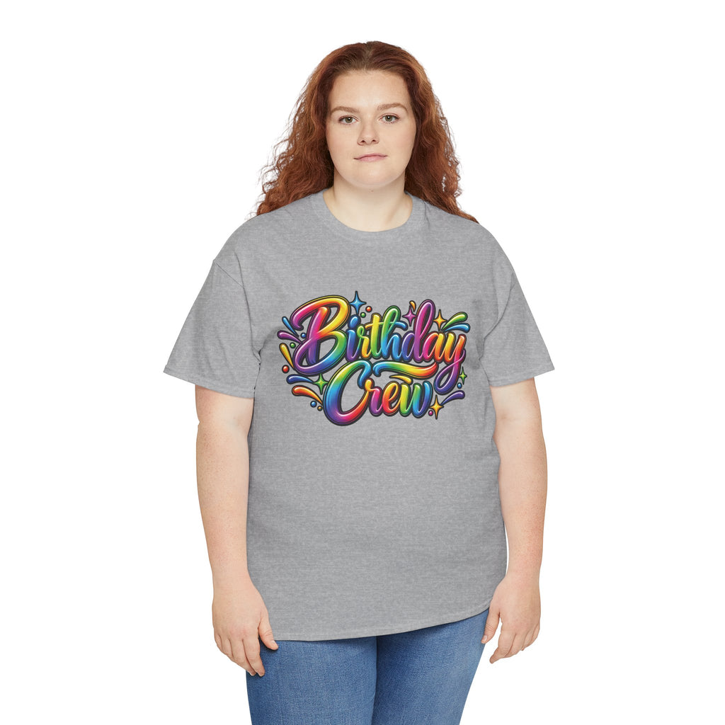 Birthday Crew Colorful Celebration T-Shirt