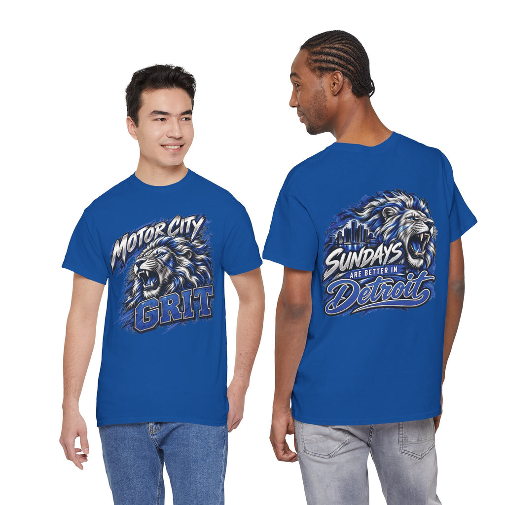 Detroit Motor City Grit & Sundays Are Better in Detroit T-Shirt