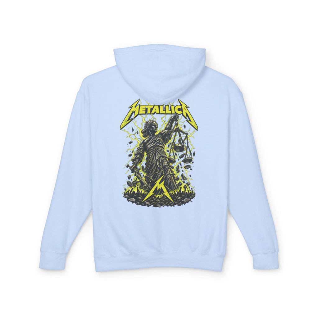 Metallica Skull & Broken Clock Hoodie | Band Logo Rock Music Sweatshirt