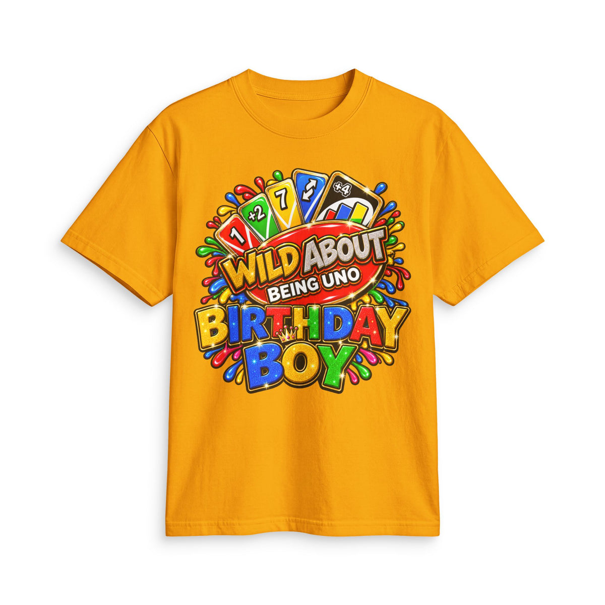 Wild About Being Uno Birthday Boy T-Shirt | Custom Name & Age