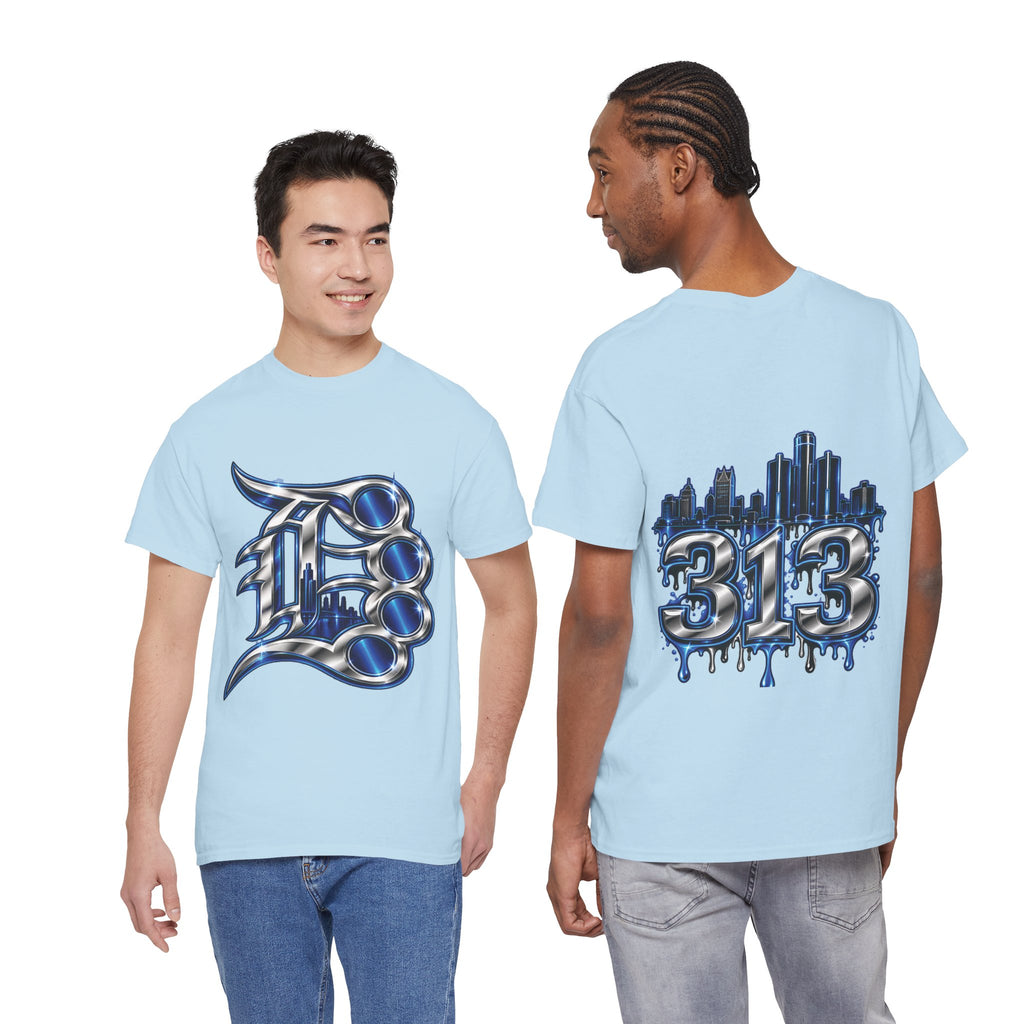 Detroit Brass Knuckles graphic tee | 313 Skyline Drip T-Shirt