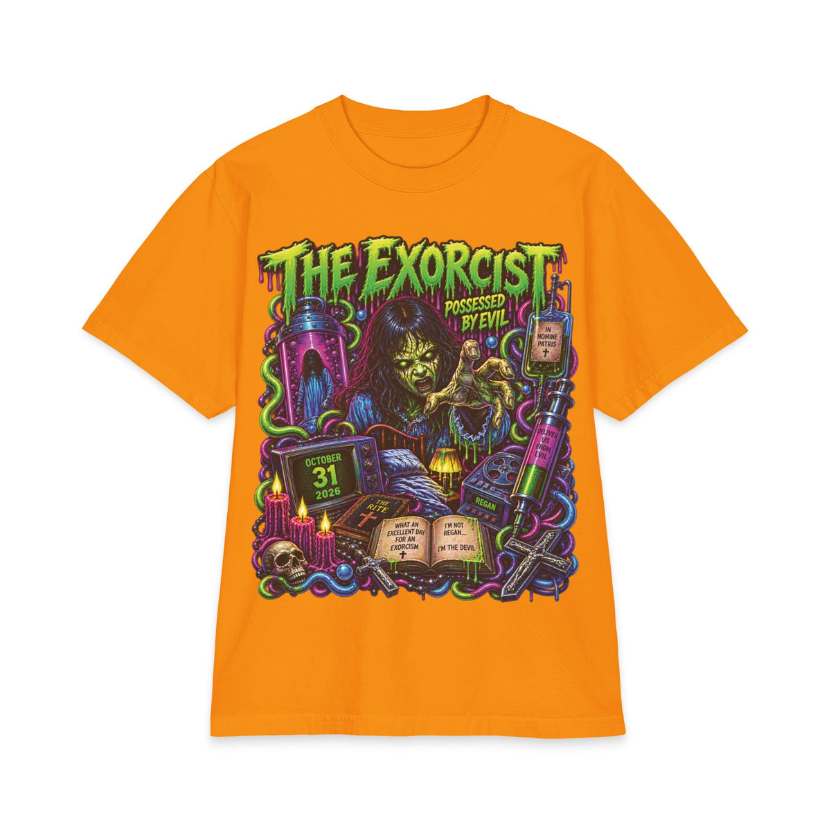 The Exorcist graphic tee | Horror movie art T-Shirt