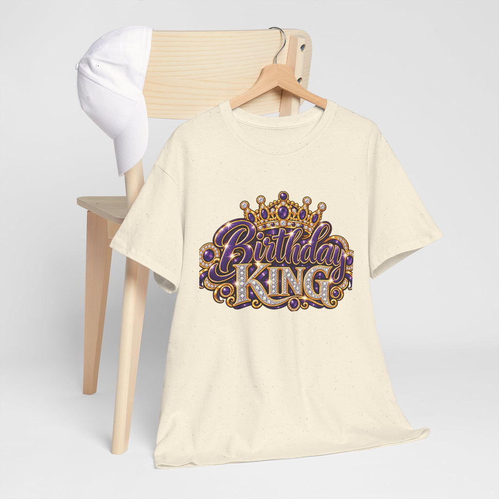 Birthday King Crown Graphic T-Shirt