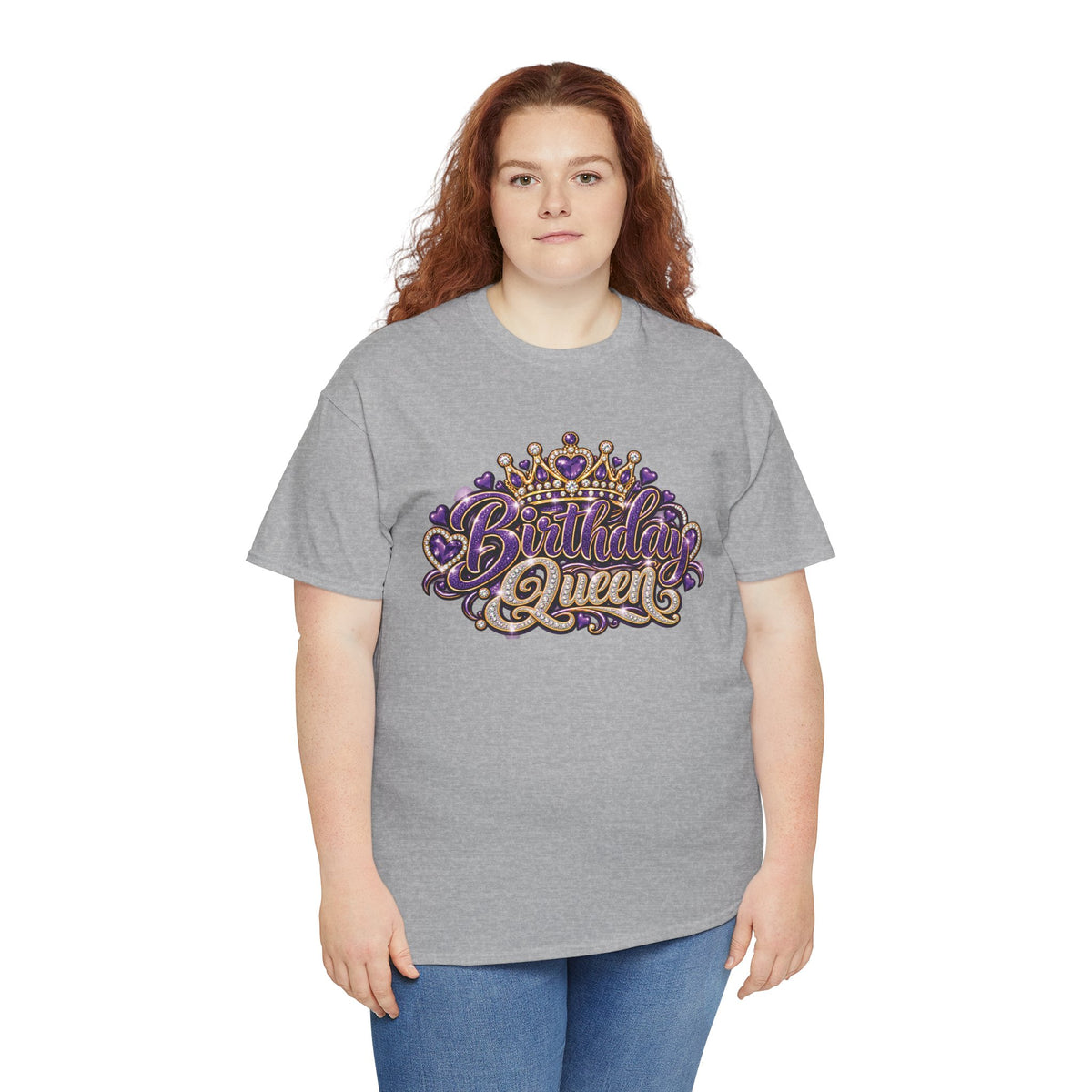 Birthday Purple Queen Graphic T-Shirt