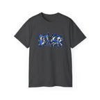 Graffiti 'Lover' Drip Design T-Shirt | Street Art Blue Black