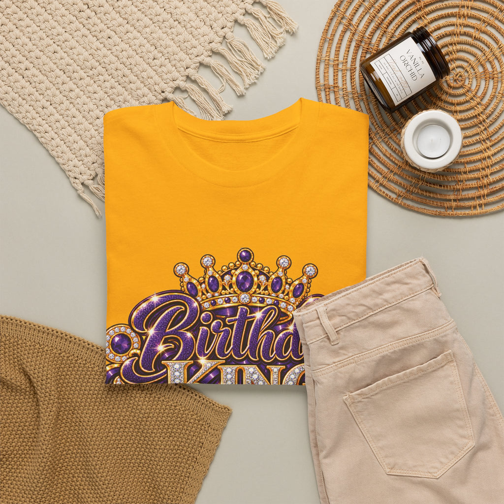 Birthday King Crown Graphic T-Shirt