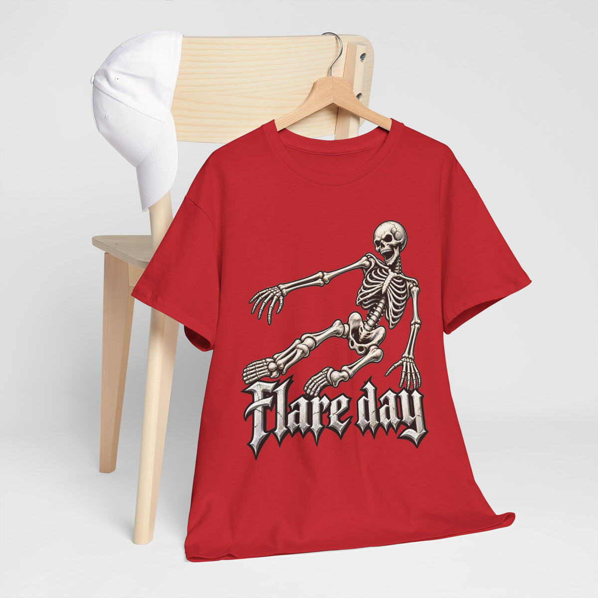 Fair Day Multiple Sclerosis Awareness Skeleton Tee | Skate Skull Graphic T-Shirt