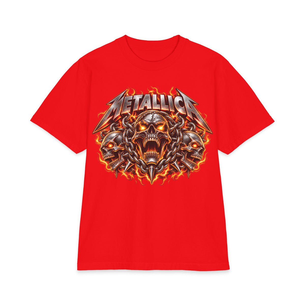 Metallica Skull and Snake T-Shirt | Rock Band Graphic Tee