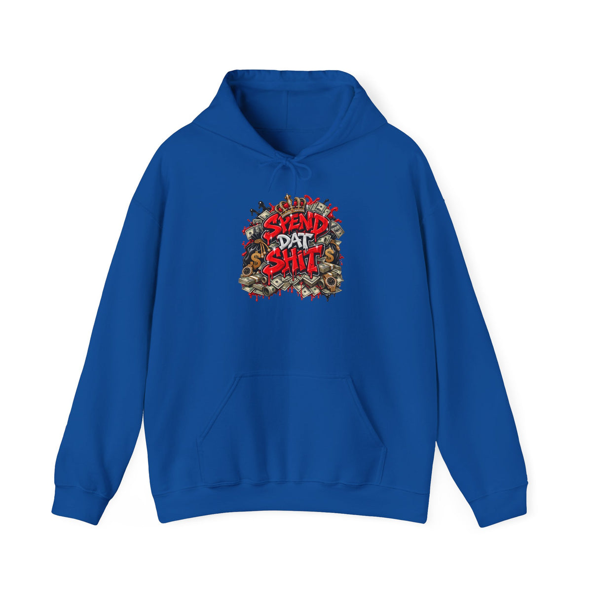Skull Garden "Send Dat Shit" Hoodie | Graphic Streetwear, Edgy Horror Design