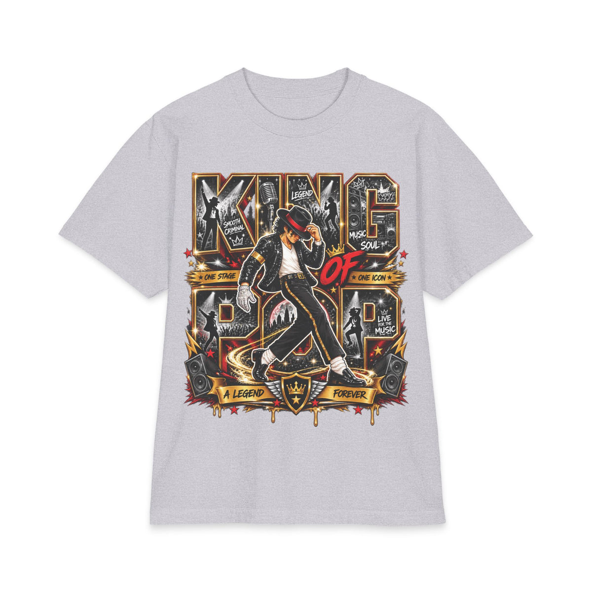 King of Pop T-Shirt | Michael Jackson Tribute Graphic Tee