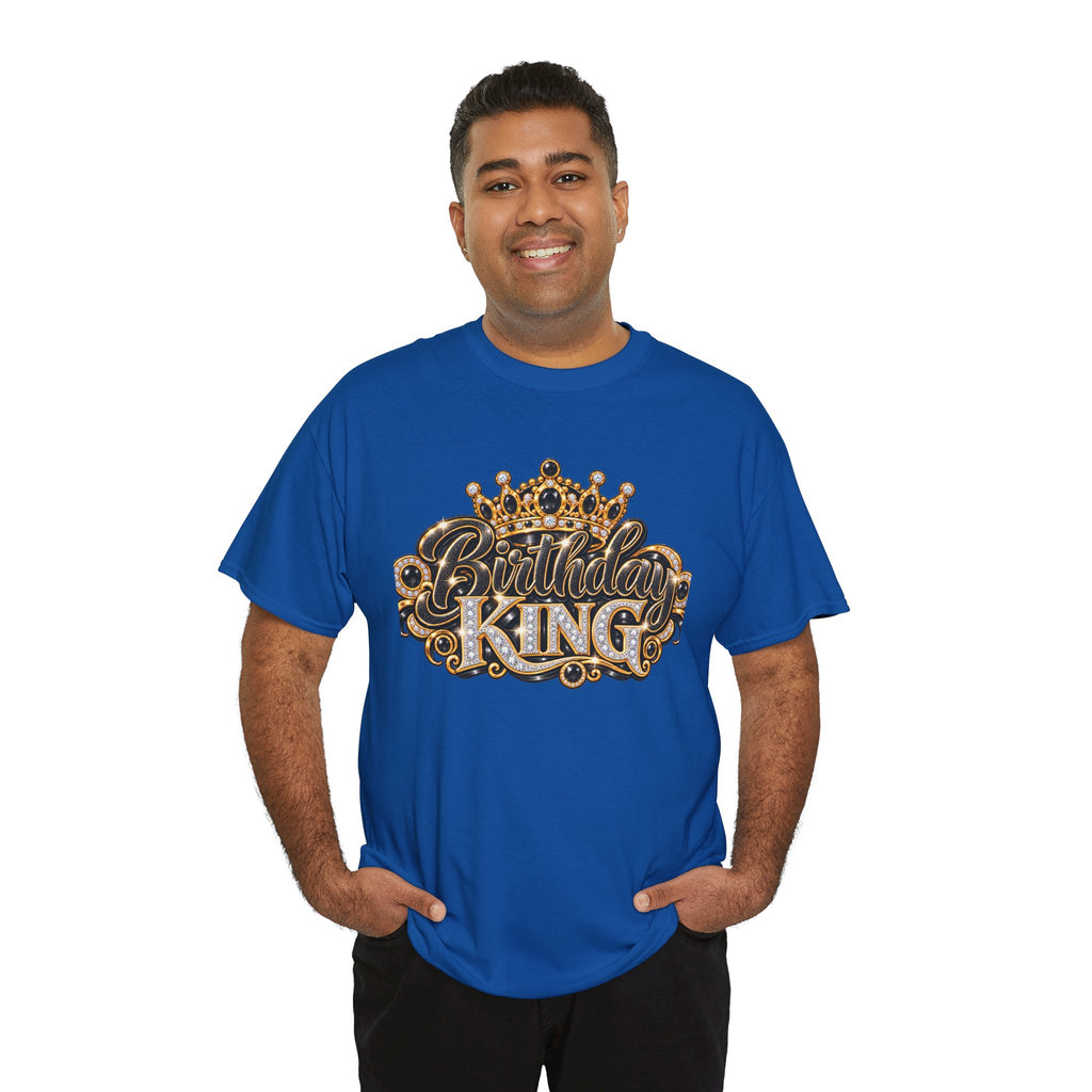 Birthday King Crown Graphic T-Shirt