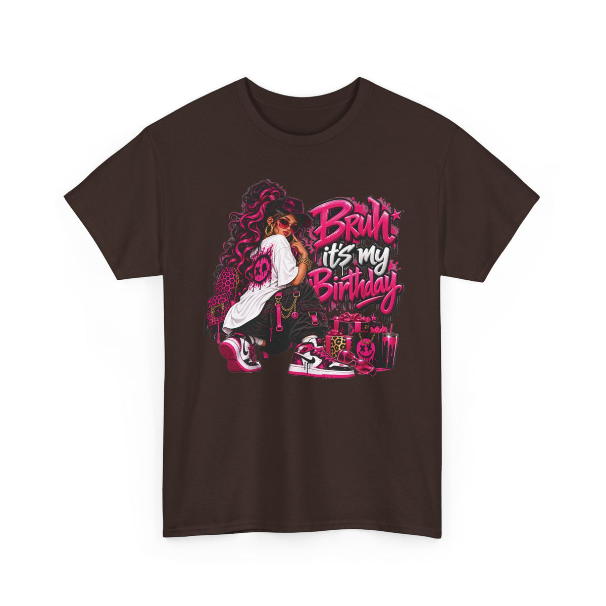 “Bruh, It’s My Birthday” Birthday Graphic T-Shirt