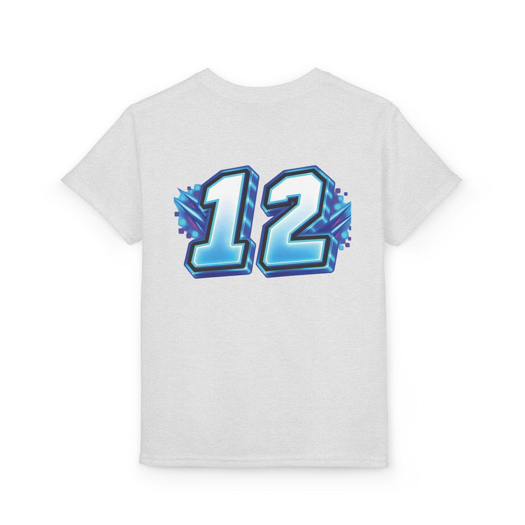 Fortnite Birthday Battle Begins Youth T-Shirt – Custom Number 12