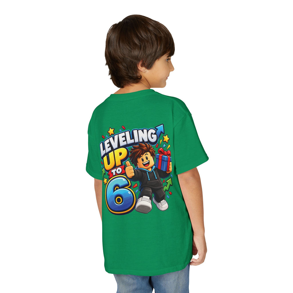 Roblox Birthday Leveling Up to 6 Youth T-Shirt