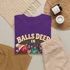 Balls Deep in Christmas Spirit Graphic Tee