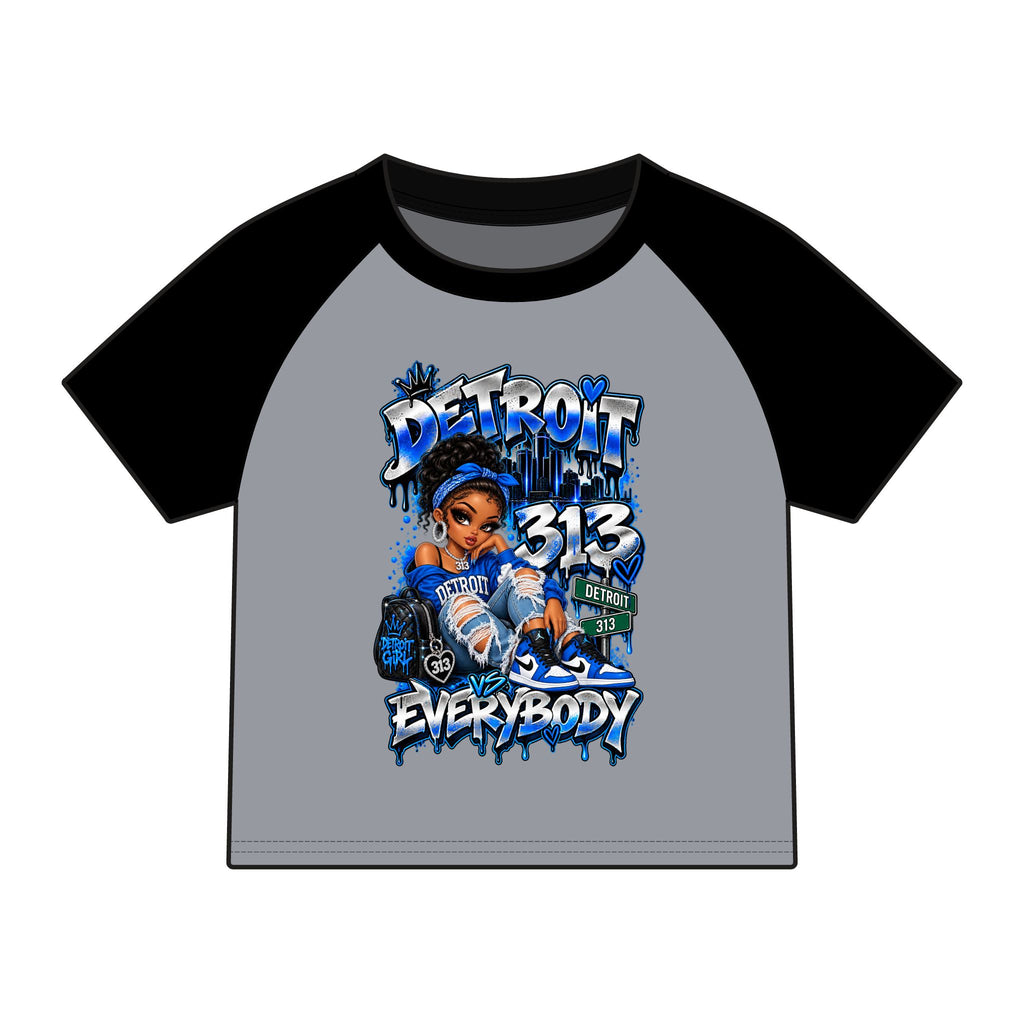 Women's Micro Rib Raglan Baby Tee