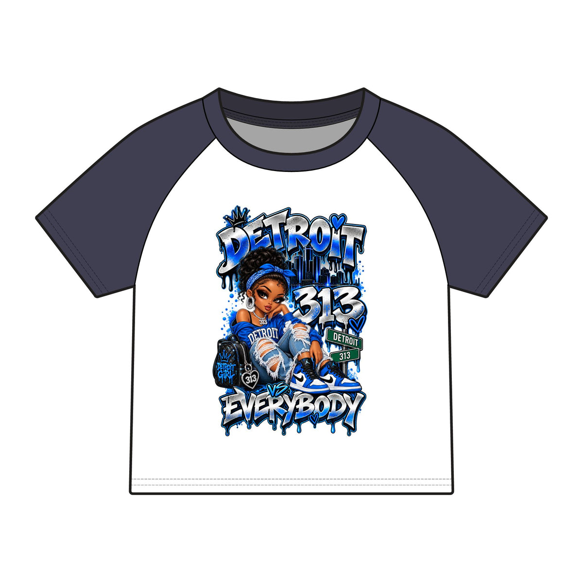 Women's Micro Rib Raglan Baby Tee