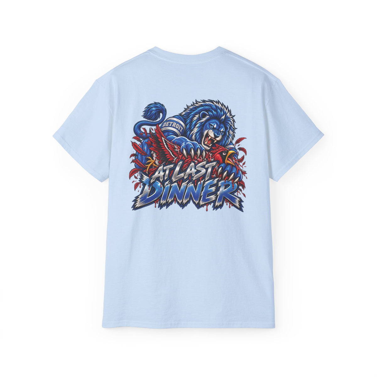 Detroit vs Arizona Rivalry Graphic Tee | Lions vs Cardinals Illustration, Bold Lettering