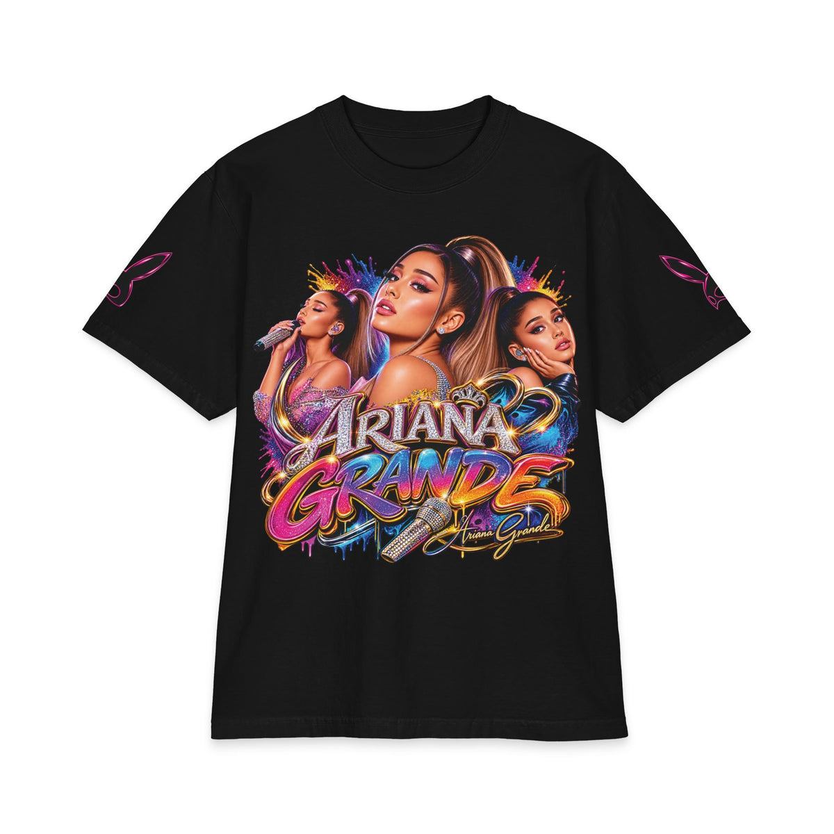 Ariana Graphic Tee | Celebrity Portrait T-Shirt