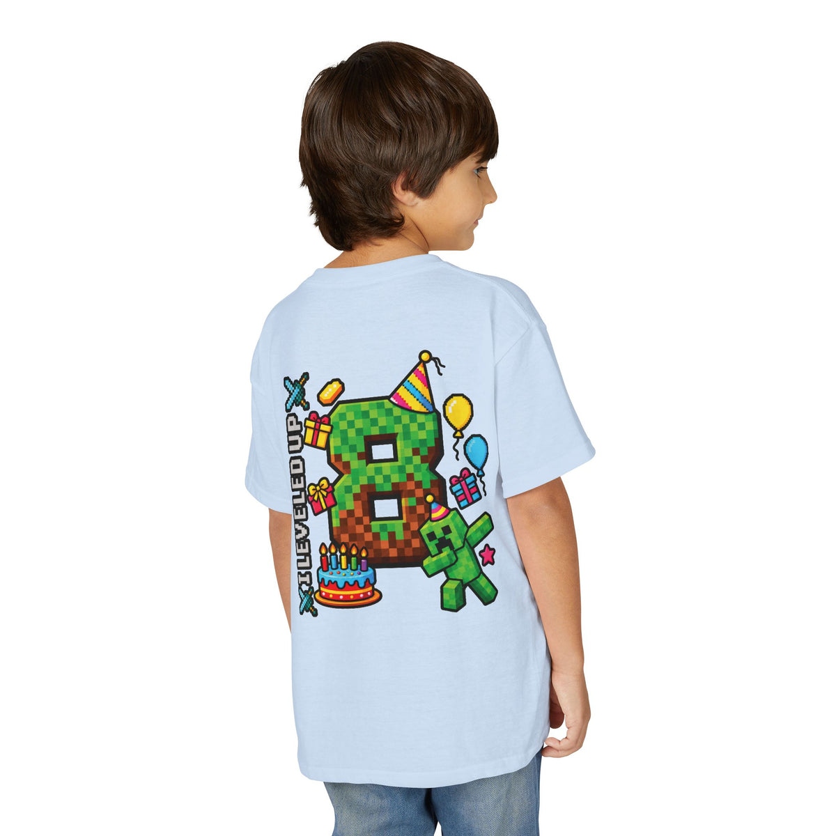 Bruh It’s My Birthday Minecraft-Inspired Youth T-Shirt