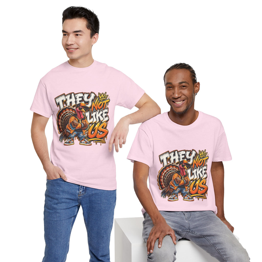 They Not Like Us Turkey Tee | Streetwear Thanksgiving Graphic Shirt