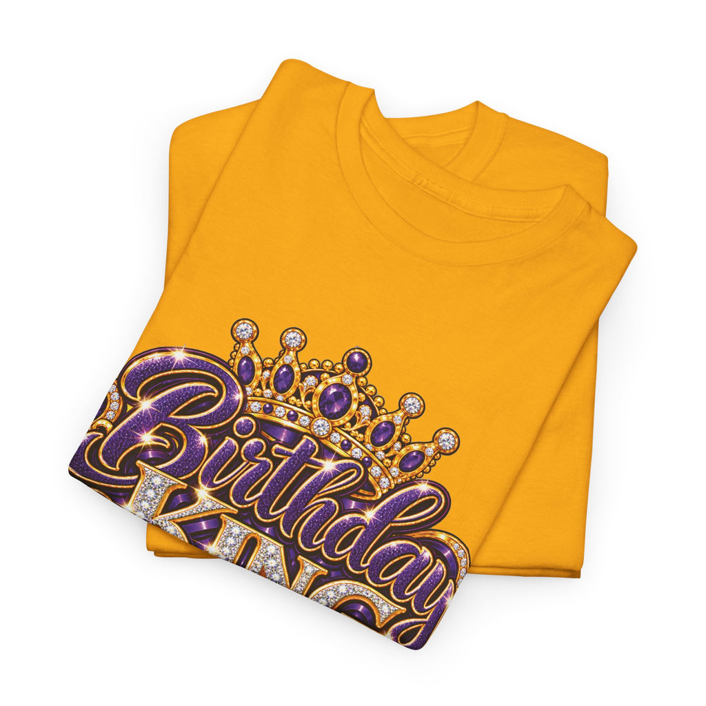 Birthday King Crown Graphic T-Shirt