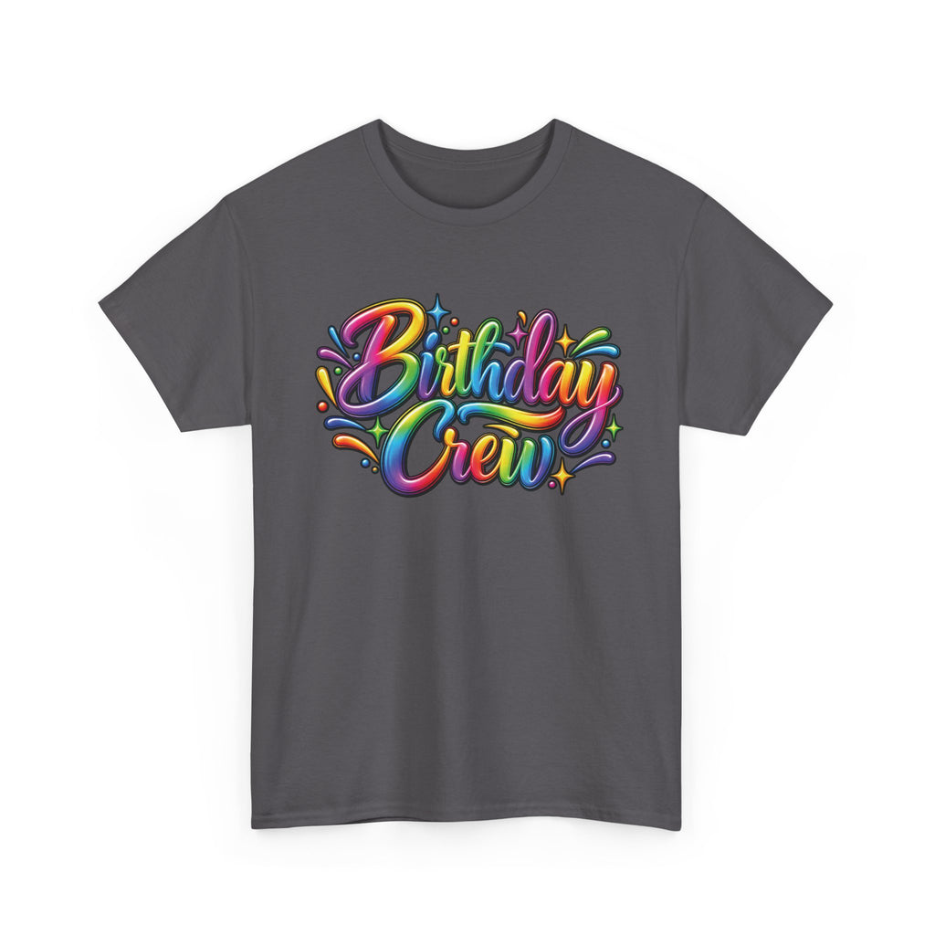 Birthday Crew Colorful Celebration T-Shirt