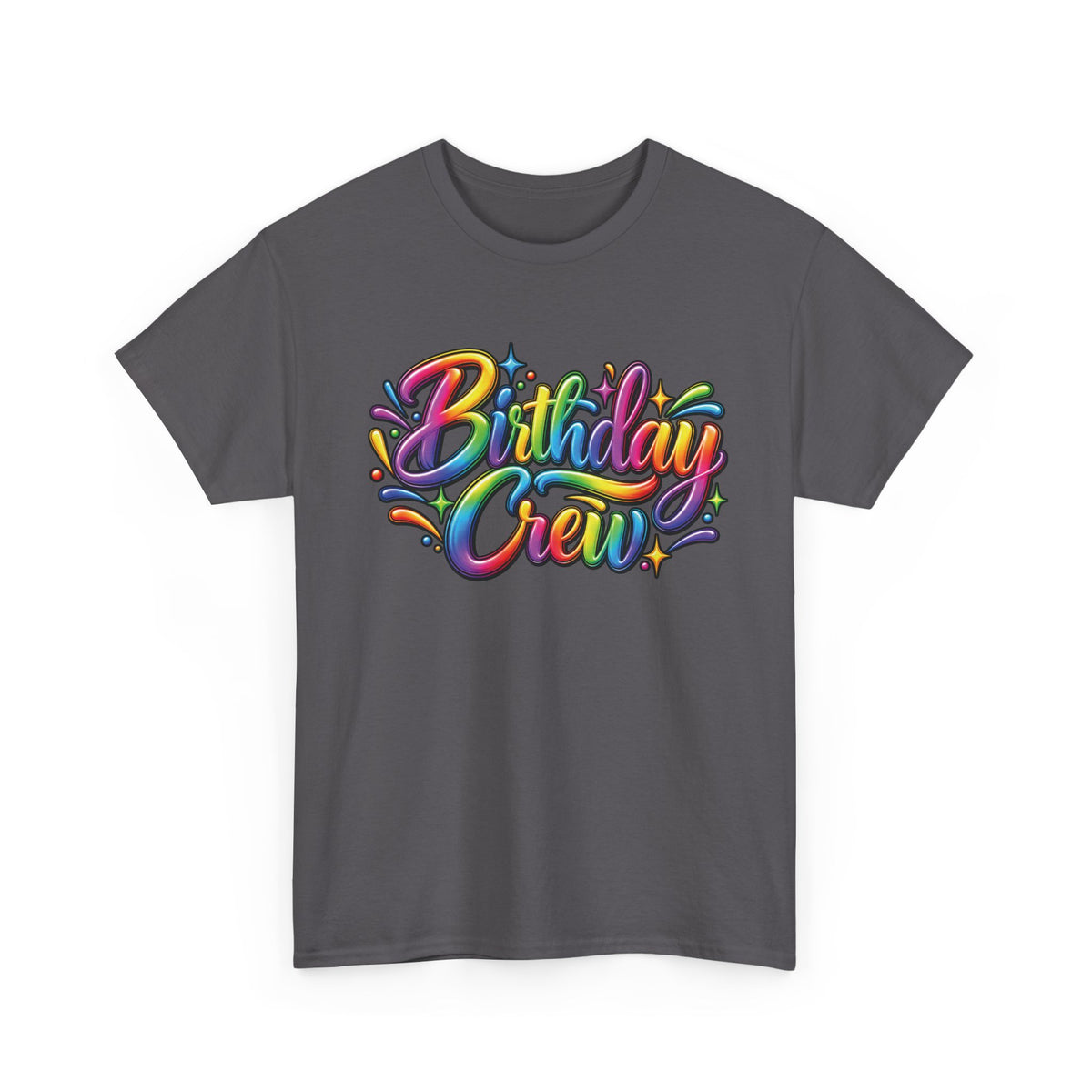 Birthday Crew Colorful Celebration T-Shirt