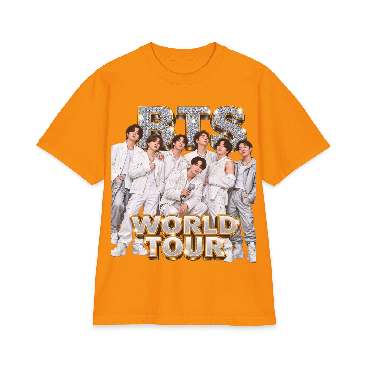 BTS World Tour Band Photo T-Shirt | BTS Style Concert Tee