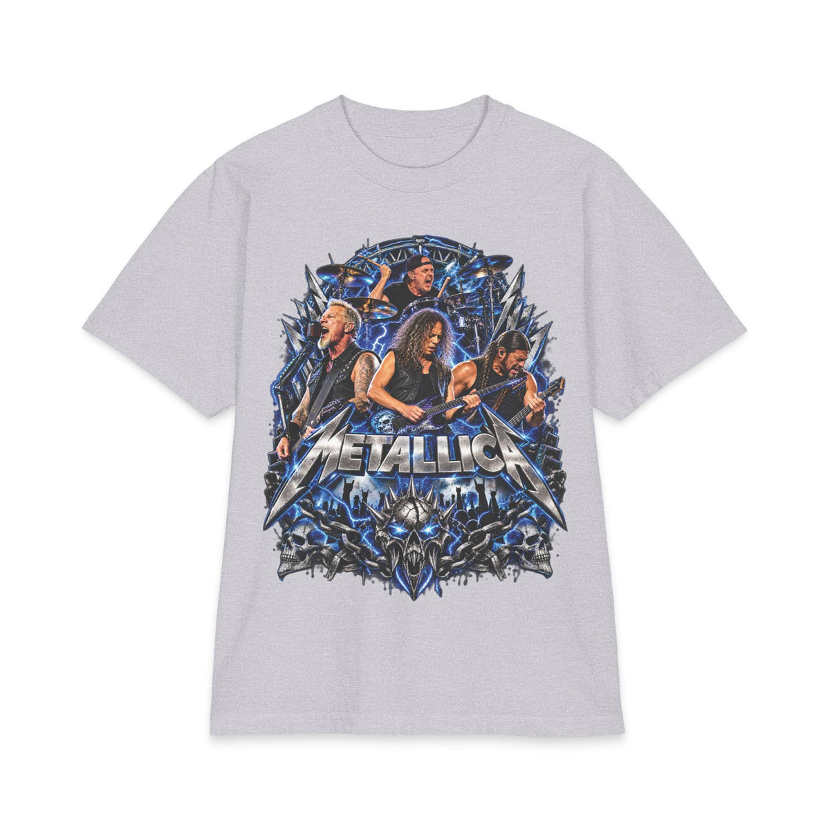 Metallica band montage T-Shirt | Rock band graphic tee