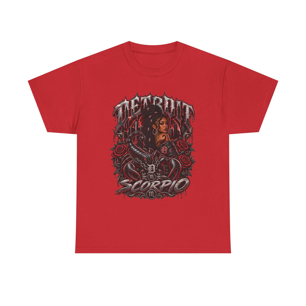 Scorpio Gothic Snake Woman T-Shirt | Zodiac Scorpio Tee