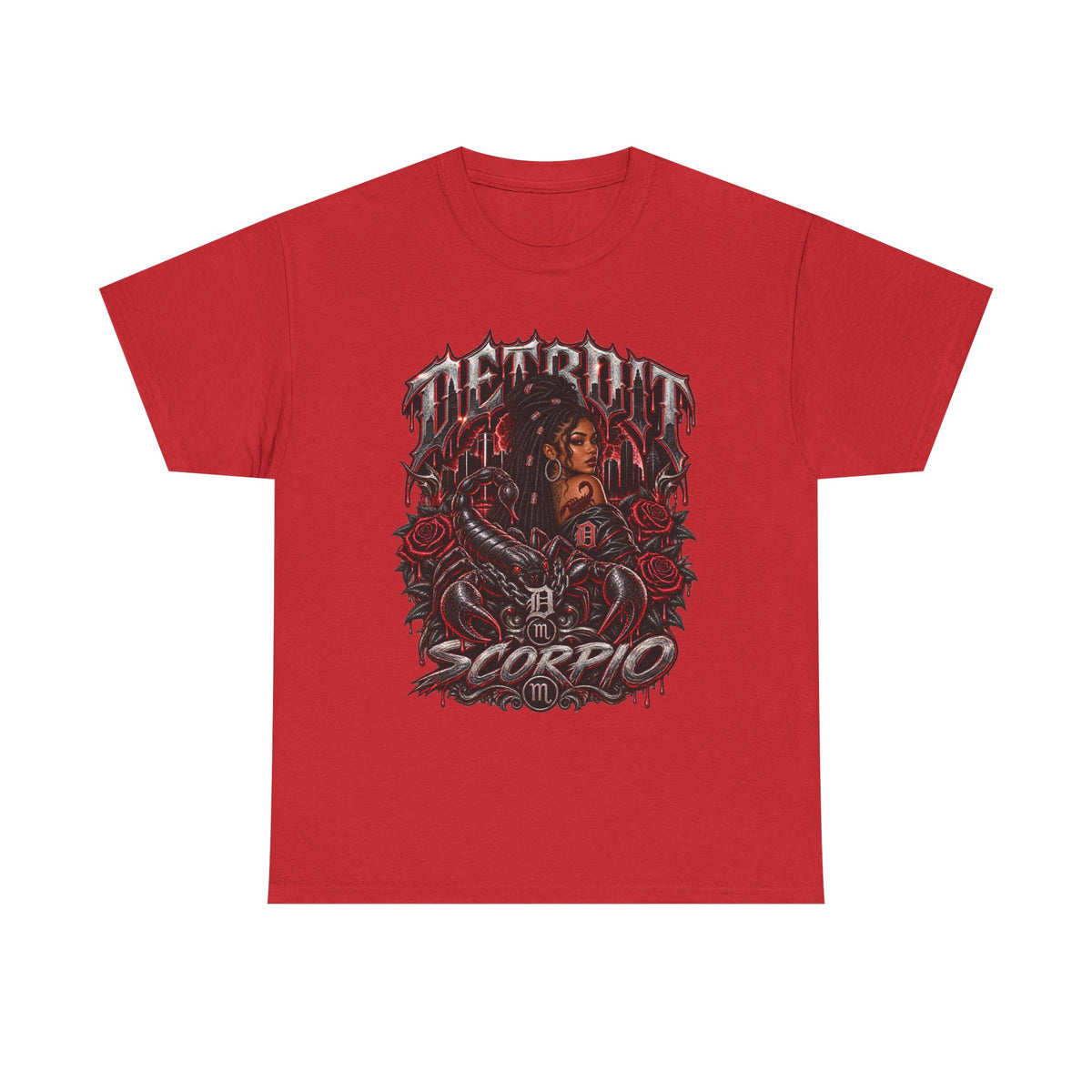 Scorpio Gothic Snake Woman T-Shirt | Zodiac Scorpio Tee