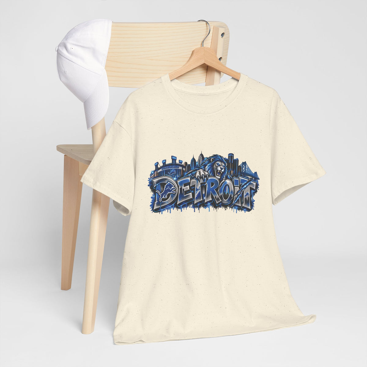 Detroit Graffiti Skyline T-Shirt | Urban City Street Art Tee
