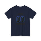 Detroit Lion Rider T-Shirt | Football Team Graphic Tee, Blue Mascot