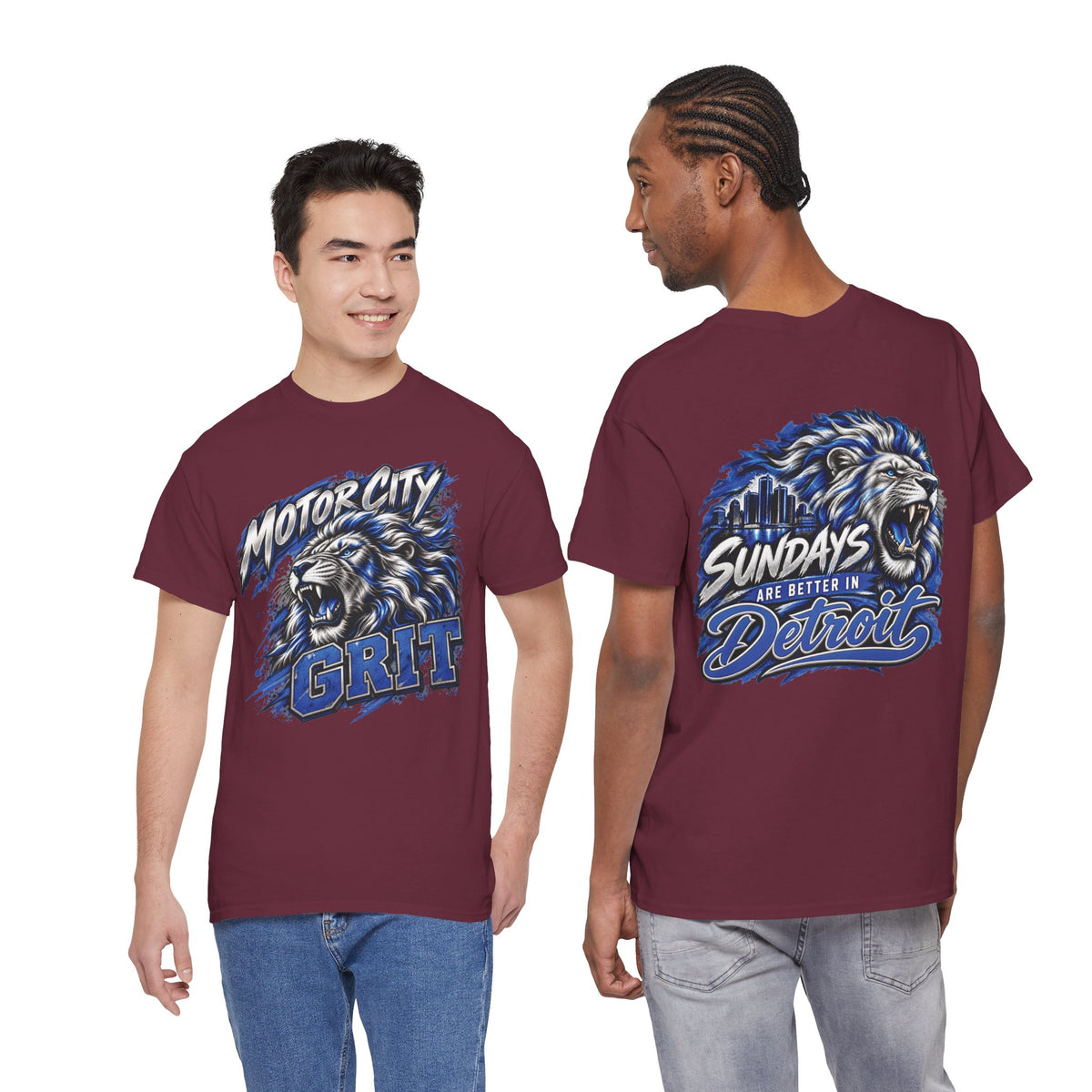 Detroit Motor City Grit & Sundays Are Better in Detroit T-Shirt