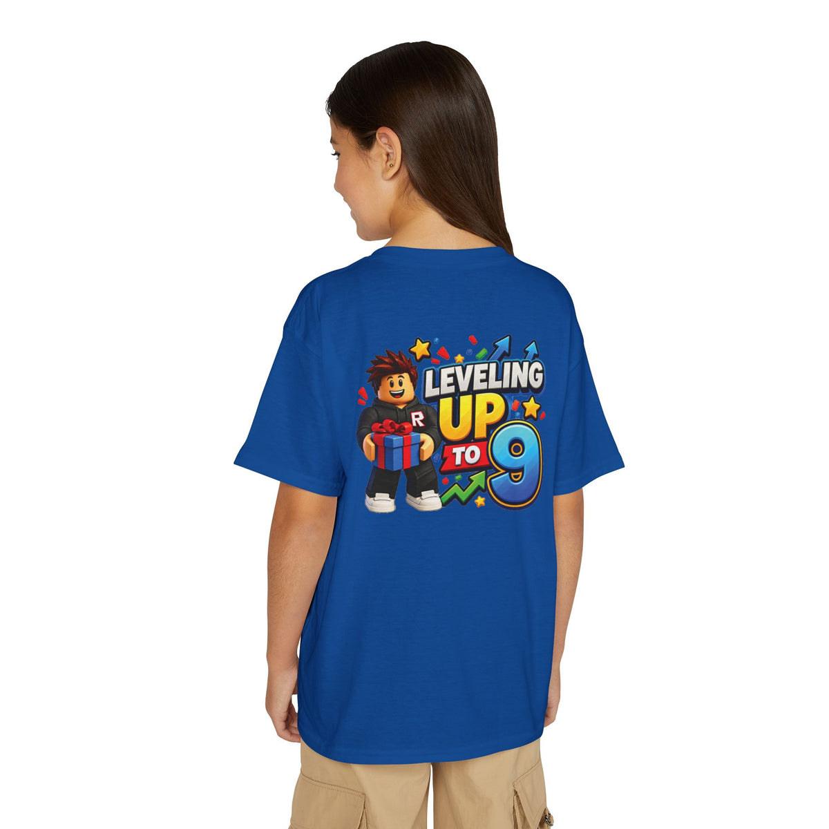 Roblox Birthday Leveling Up 9 Youth T-Shirt